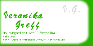 veronika greff business card